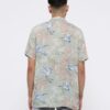 Camisa en chalis gris aves
