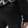 Shorts negro rasgados