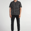 Camisa-Negro-Rayas-Talla-L (1) Camisa negro rayas
