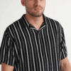 Camisa-Negro-Rayas-Talla-L (3) Camisa negro rayas