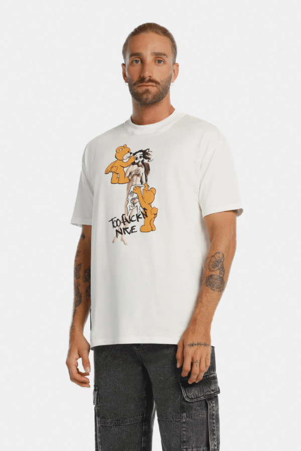 87422-3 Camiseta marfil ilustración