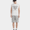 Camiseta sin mangas blanco ilustración