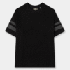 Camiseta oversize negro tejido