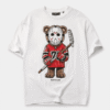 Camiseta oversize blanco oso