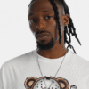 Camiseta oversize blanco oso