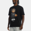 Camiseta Oversize negro ilustración oso