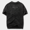 Camiseta oversize negro  lavandería