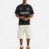 Camiseta oversize negro  lavandería