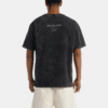 Camiseta oversize negro  lavandería