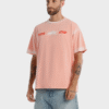 Camiseta Oversize Rosado Lavandería