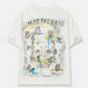 94487-1 Camiseta oversize marfil ilustración
