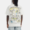94487-6 Camiseta oversize marfil ilustración