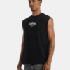 Camiseta sin mangas negro ilustración