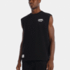 Camiseta sin  mangas negro ilustración
