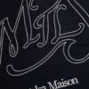 92541-3 Camiseta oversize azul texto bordado