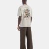 Camiseta oversize marfil lavanderia oso