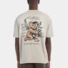 Camiseta oversize marfil lavanderia oso