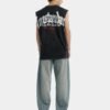 Camiseta sin mangas negro lavandería