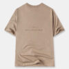 91583-2 Camiseta oversize café texto relieve