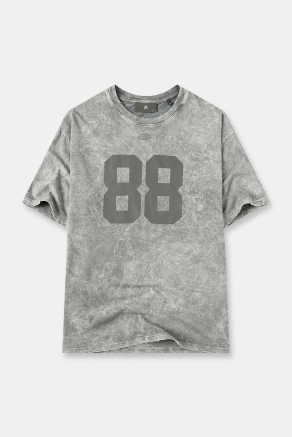 92600-1 Camiseta oversize gris lavandería