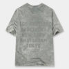 92600-2 Camiseta oversize gris lavandería