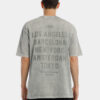 92600-5 Camiseta oversize gris lavandería