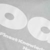 Camiseta overzise celeste texto