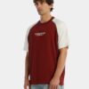 Camiseta oversize beisbolera texto