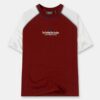 Camiseta oversize beisbolera texto